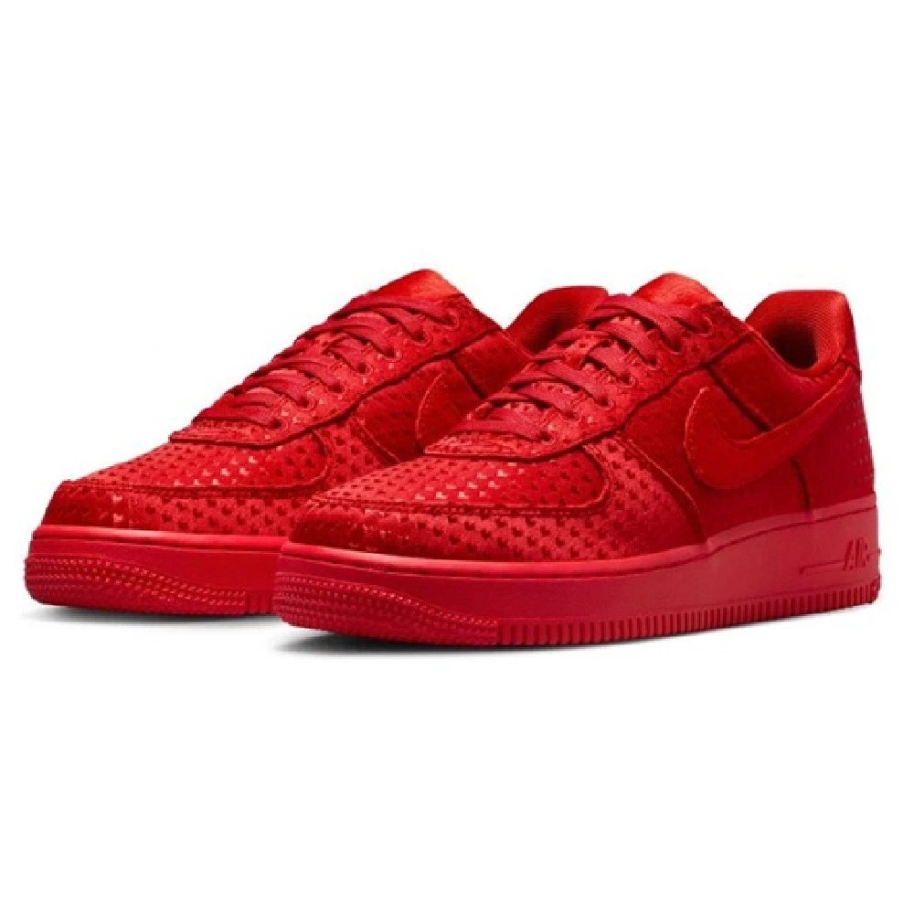 Nike Air Force 1 '07 Low Se University Red/University Red Iq9965-600 Womens Sz 8